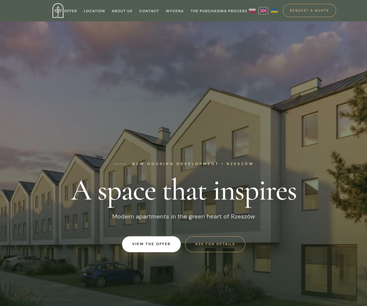 Greenpark Potockiego — residential development website